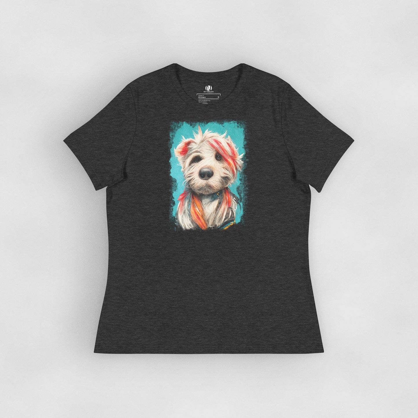 Women's black graphic tee | Labrador punk rock concert